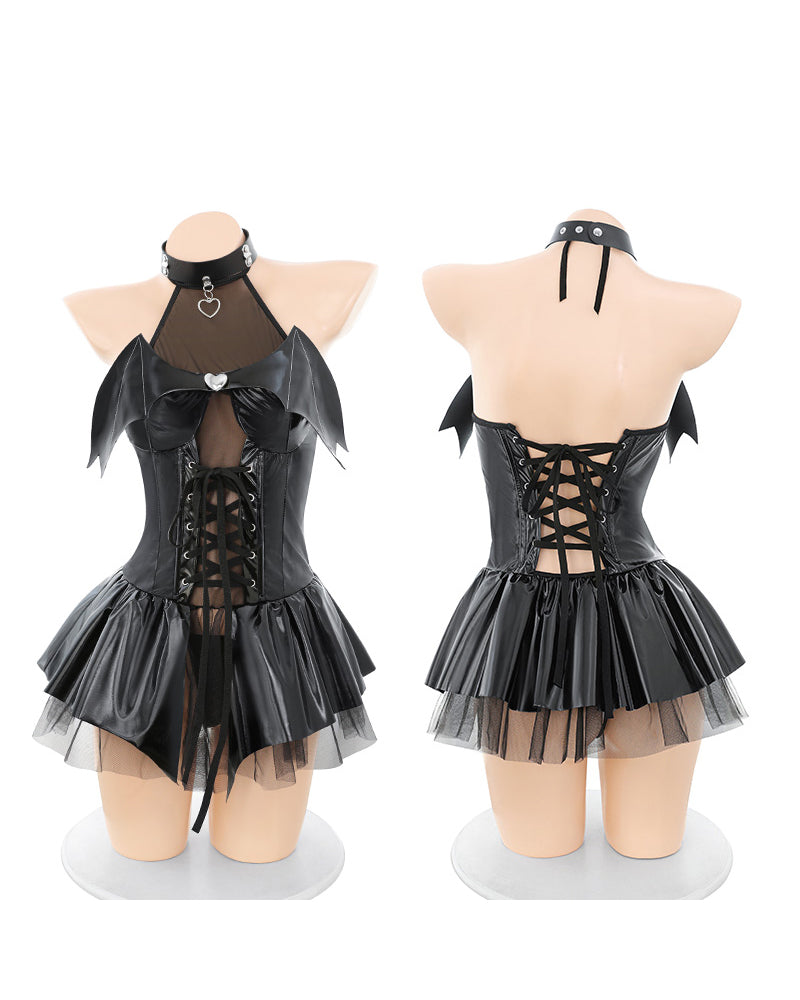 性感魅魔漆皮套裝 BestCouple HongKong