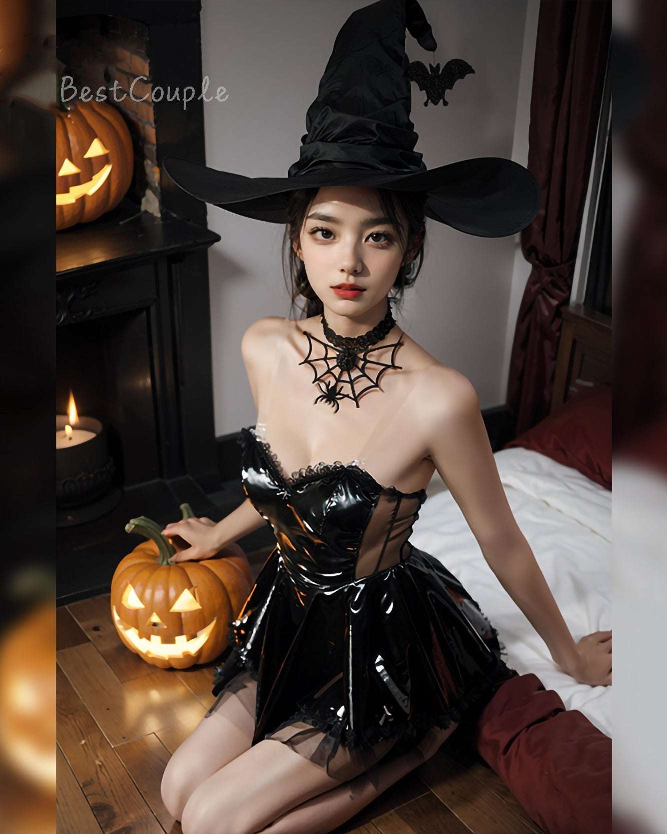 暗夜漆皮小女巫COS套裝 BestCouple HongKong
