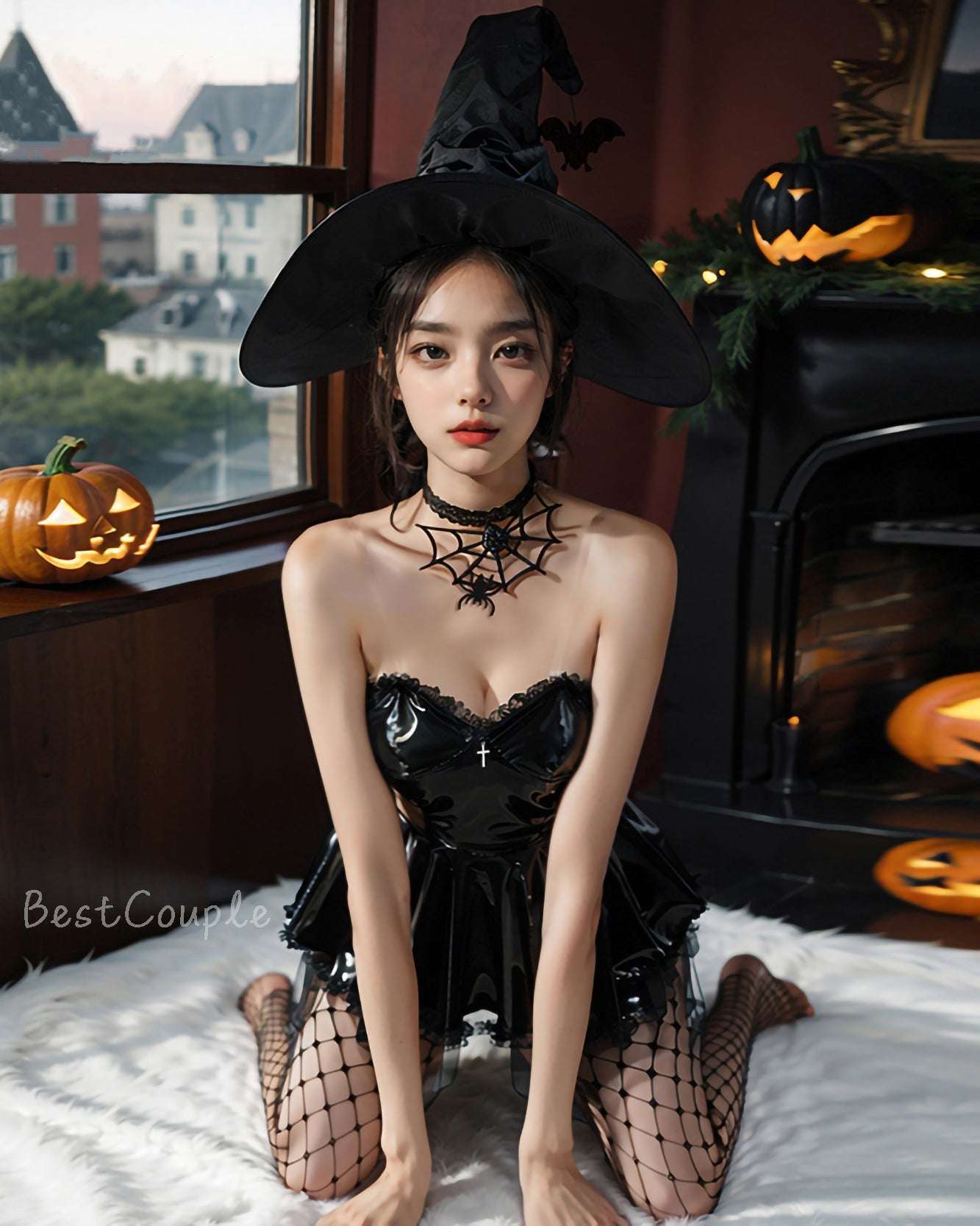 暗夜漆皮小女巫COS套裝 BestCouple HongKong