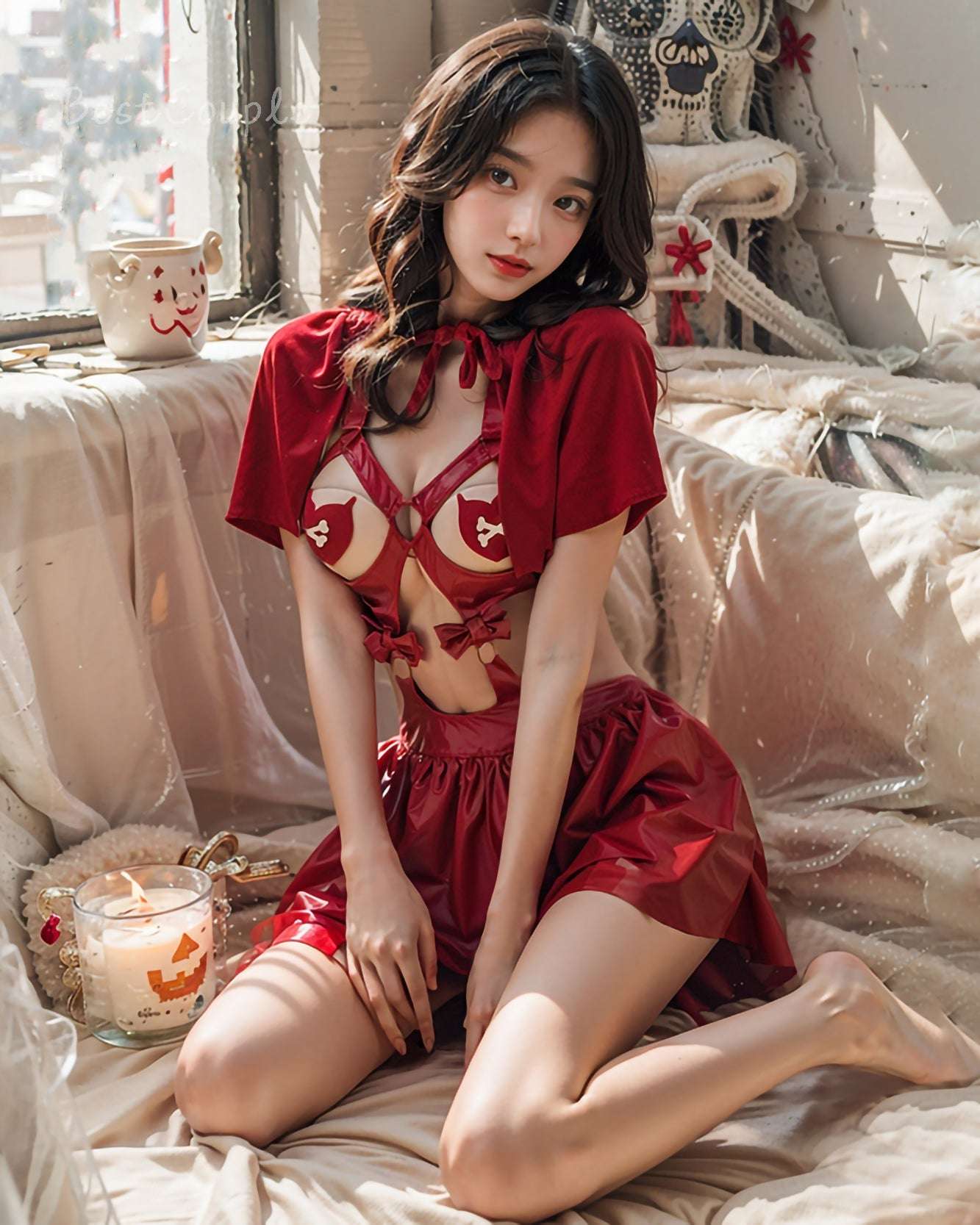 艷魅小紅帽露乳套裝 BestCouple HongKong