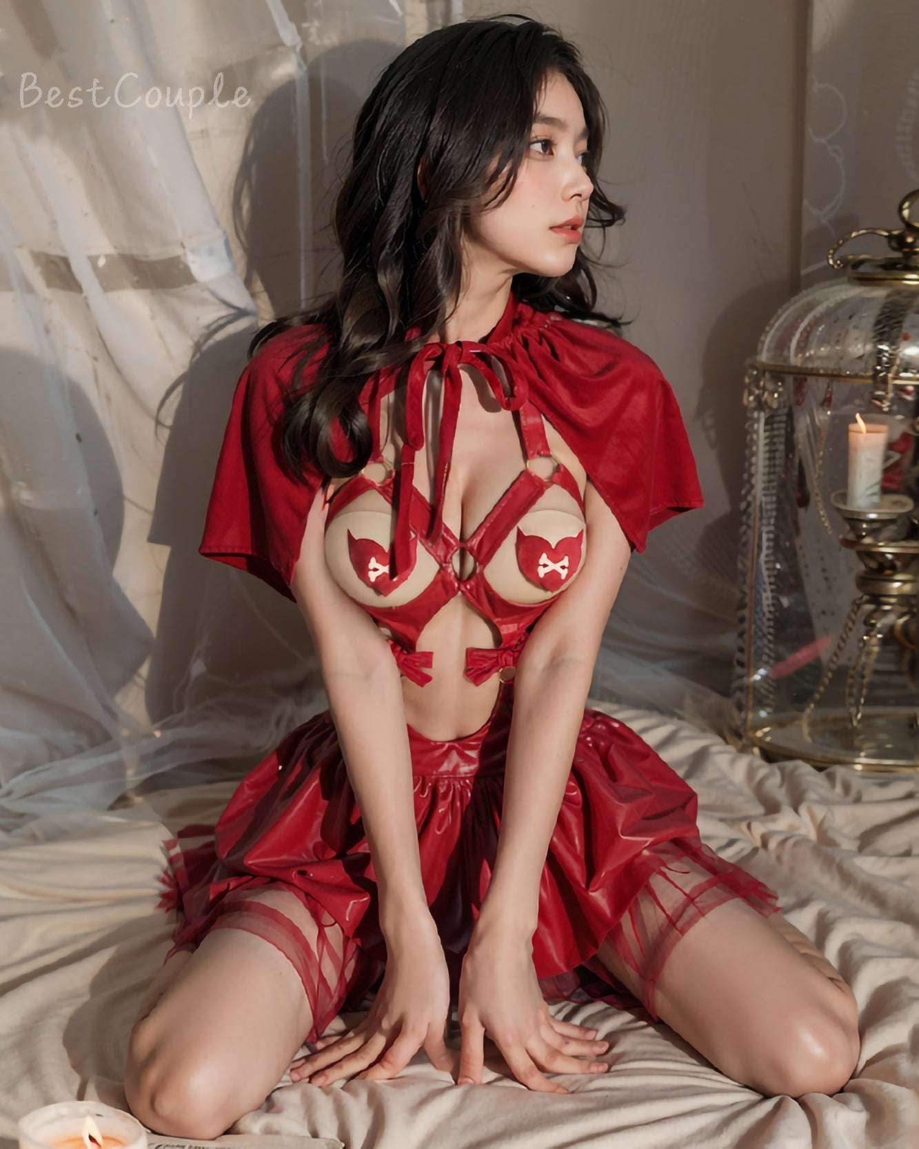 艷魅小紅帽露乳套裝 BestCouple HongKong