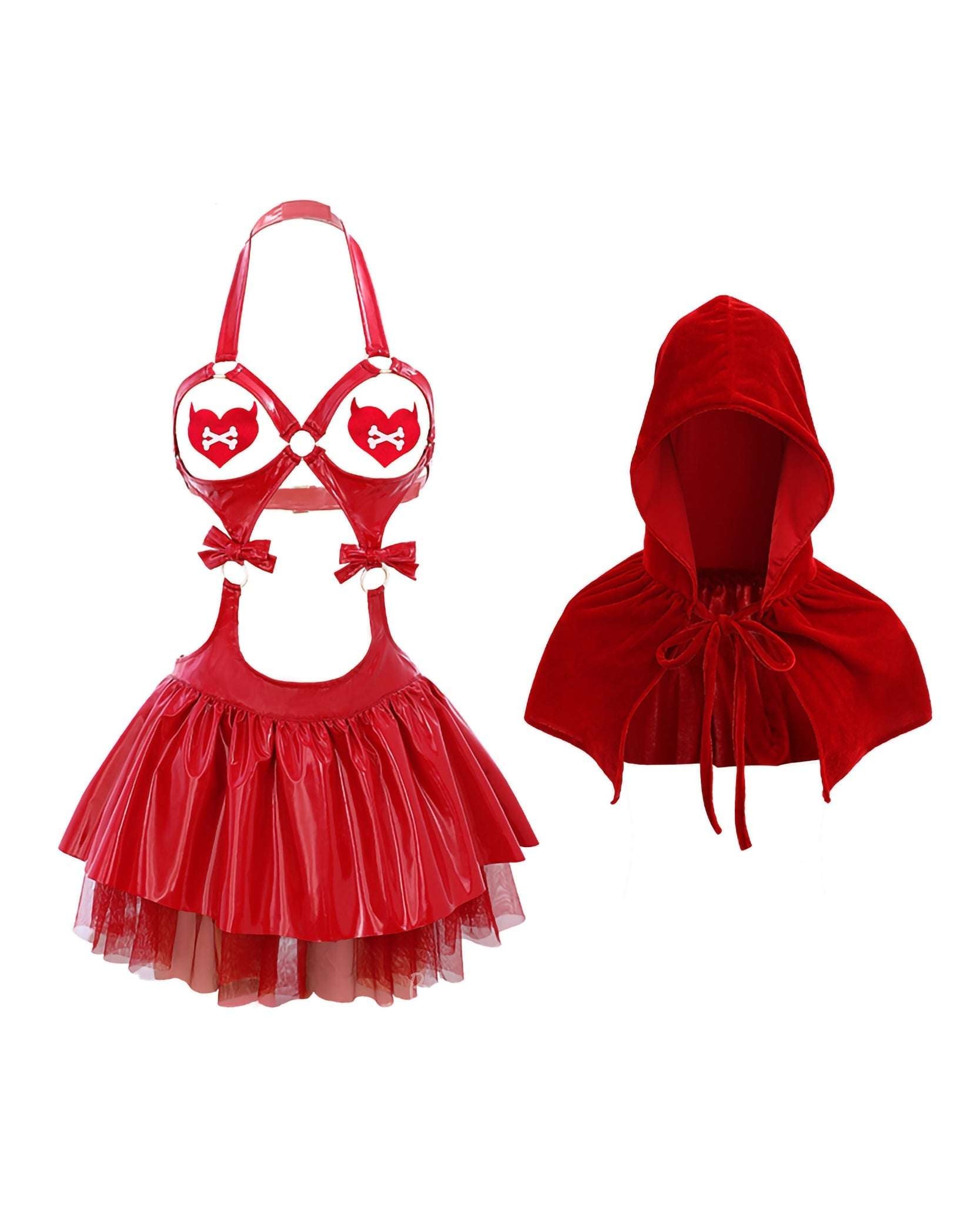 艷魅小紅帽露乳套裝 BestCouple HongKong