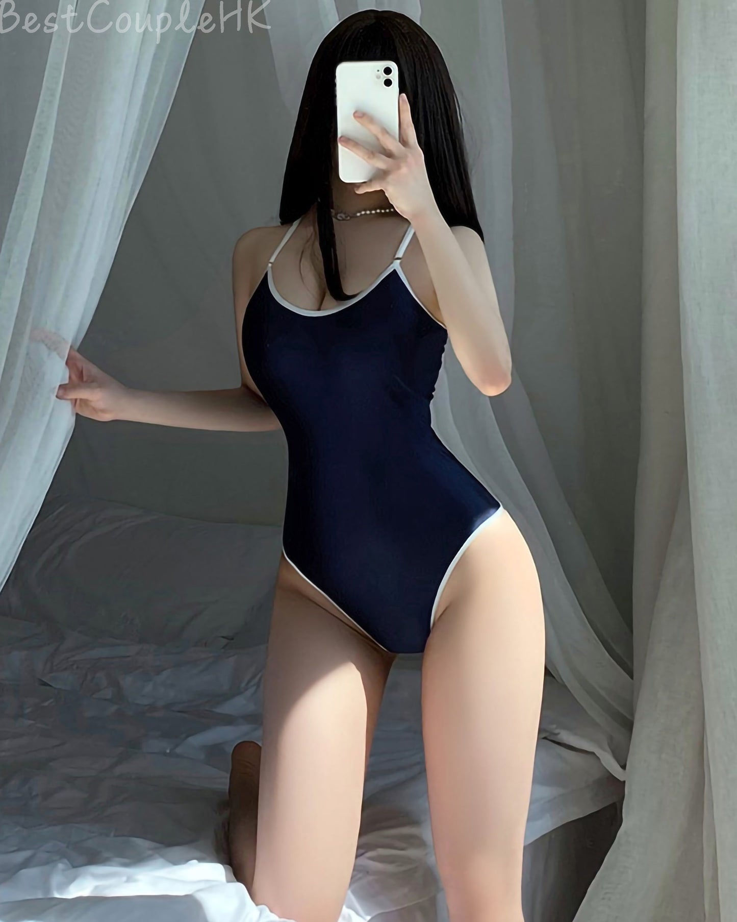 暗扣開襠死庫水連體衣套裝 - 情趣內衣 BestCouple HongKong