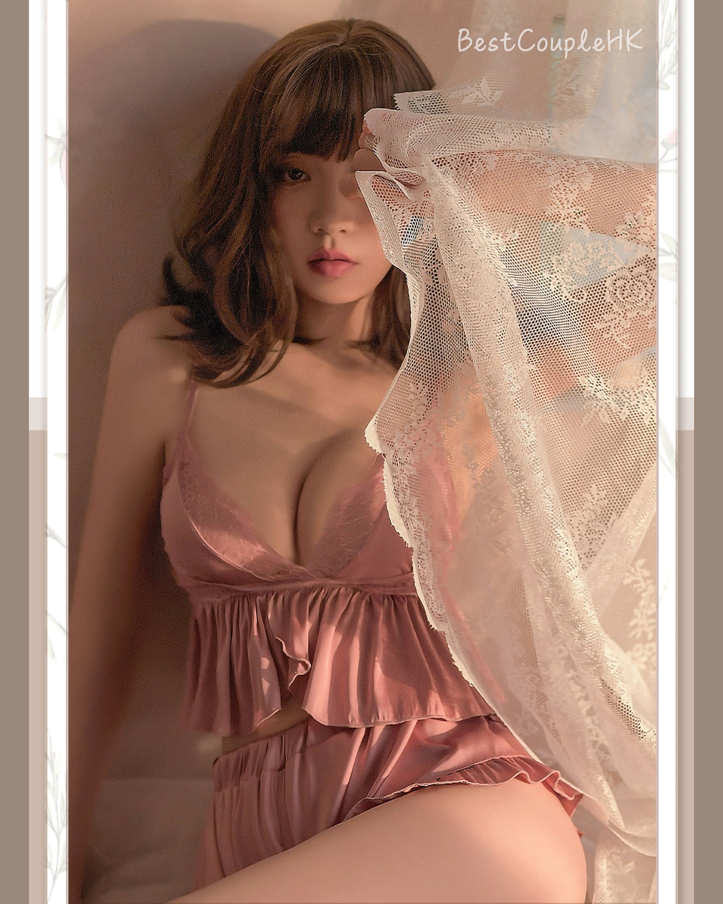 可愛睡衣套裝(粉) - 情趣內衣 BestCouple HongKong